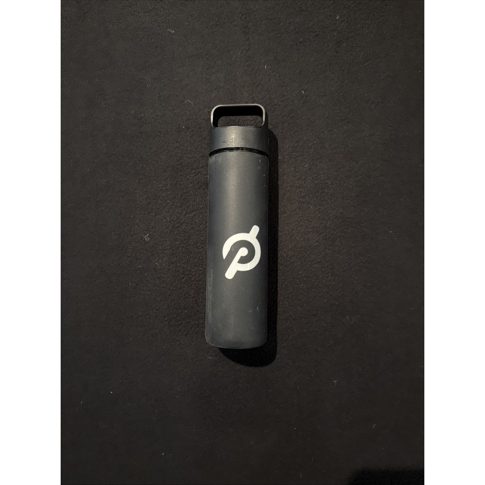 Peloton Glass Water Bottle Non Slip Silicone Rubber Grip Sleeve Black 16oz‎